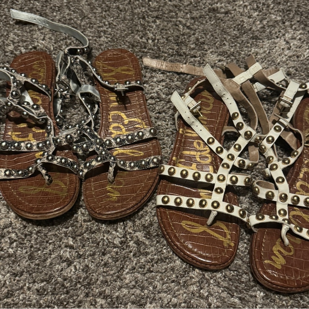 2 pairs of Sam Edelman sandals